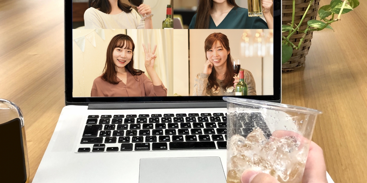おしゃべり飲み会の様子